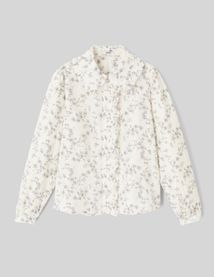 Chemise en broderie anglaise imprimée