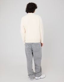 Pull col polo zippé