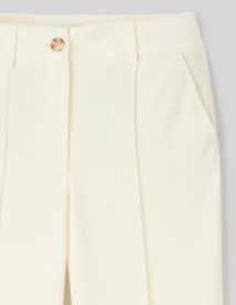 Pantalon tailleur à revers