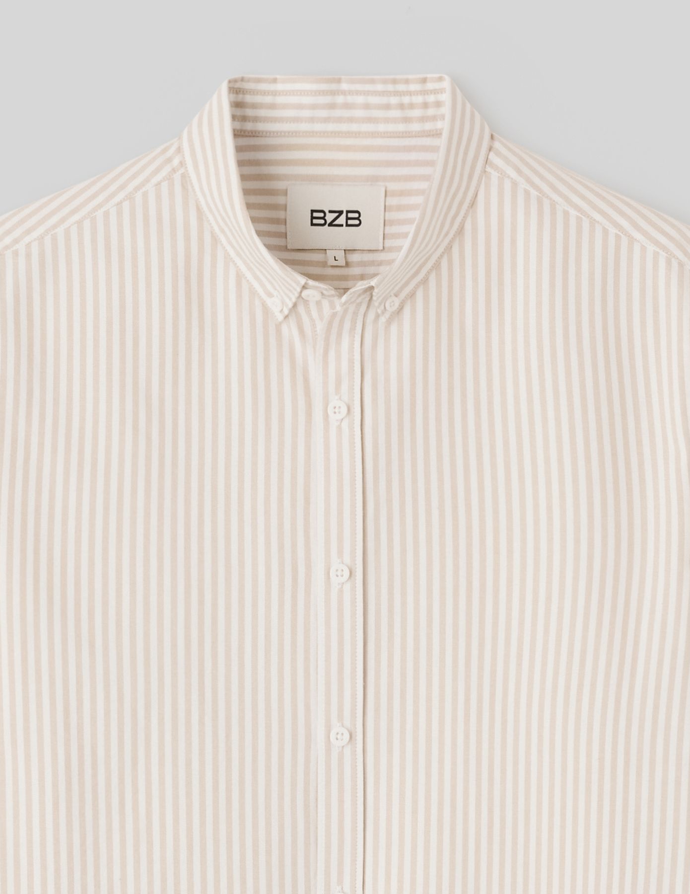 Chemise rayée droite