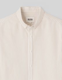 Chemise rayée droite