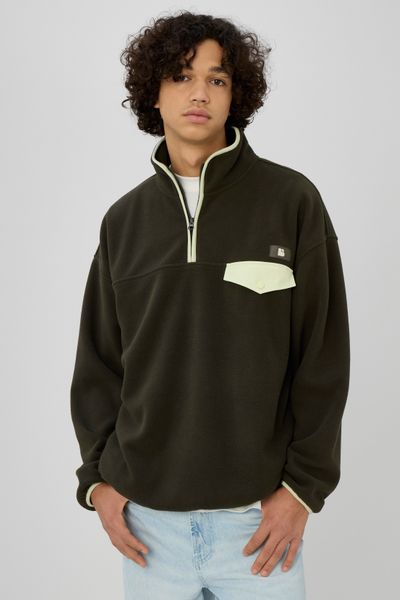 Polaire col montant zippé