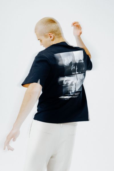 T-shirt imprim&eacute; devant/dos