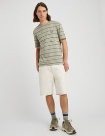 T-shirt oversize &agrave; rayures