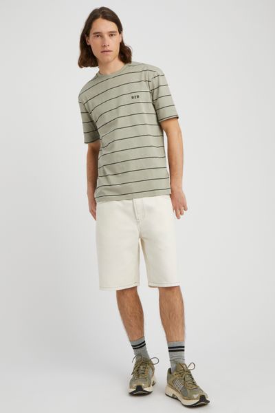 T-shirt oversize &agrave; rayures