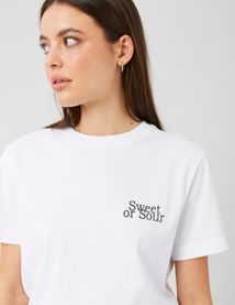 T-shirt imprim&eacute; devant/dos