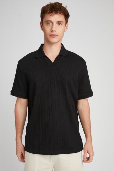 Polo maille fantaisie