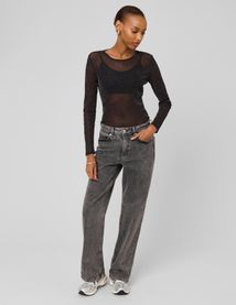 T-shirt resille paillet&eacute;