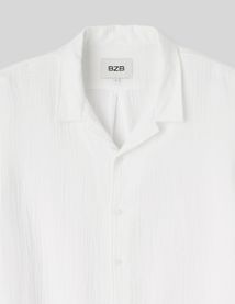 Chemise manches courtes gaze de coton