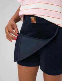 Jupe short en velours