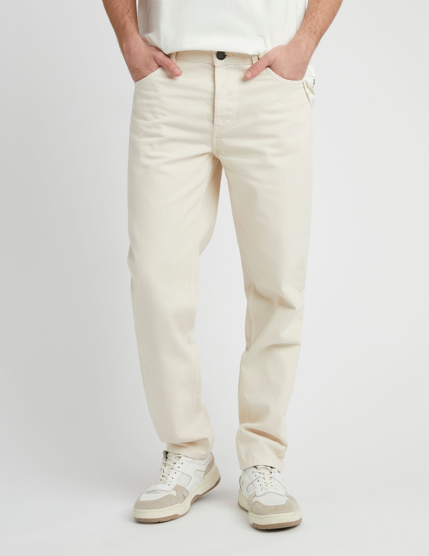 Jean relaxed couleur