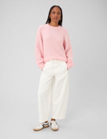 Pull col rond premium