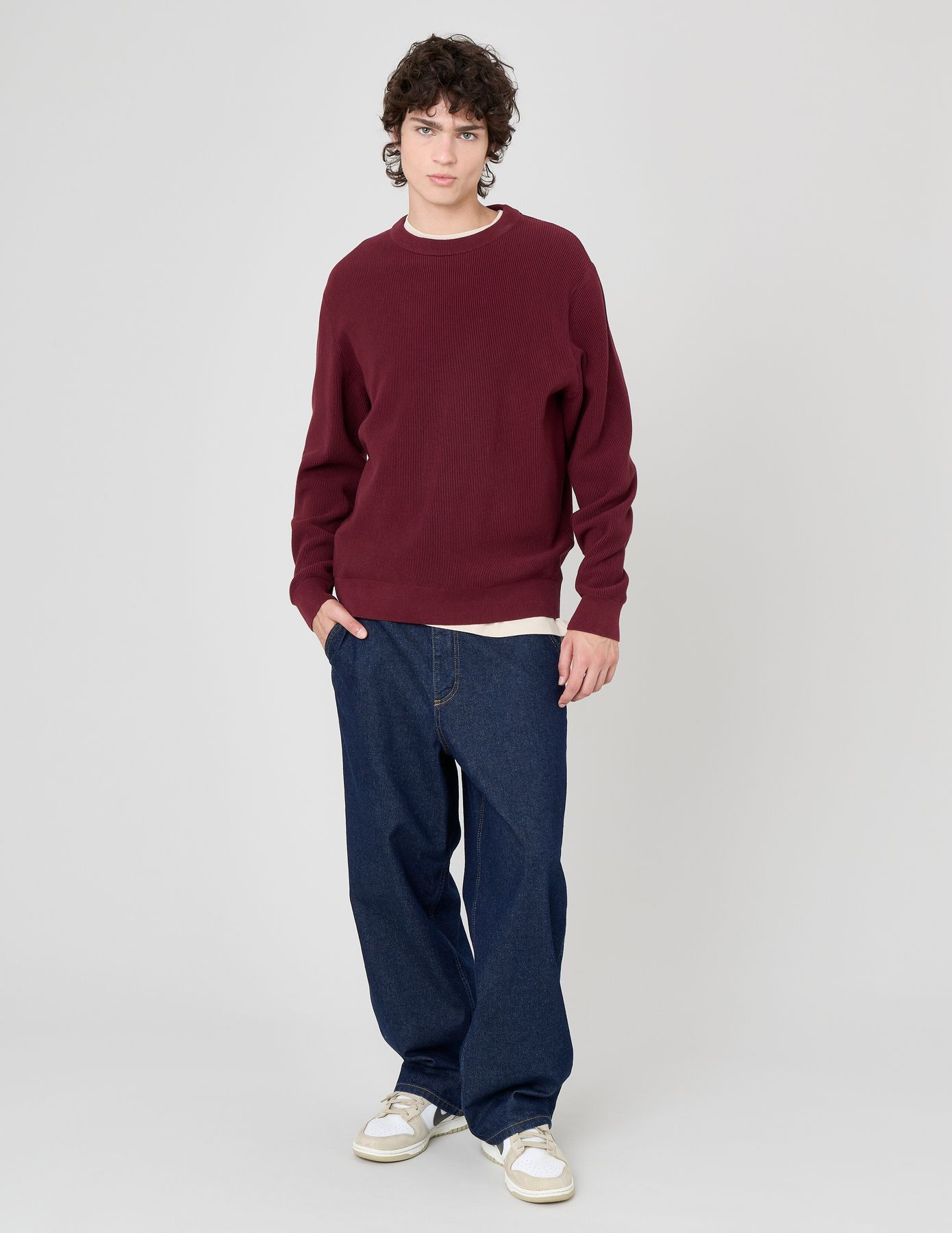 Pull maille fantaisie