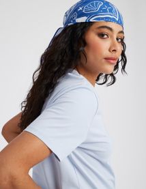 Foulard coton imprim&eacute;