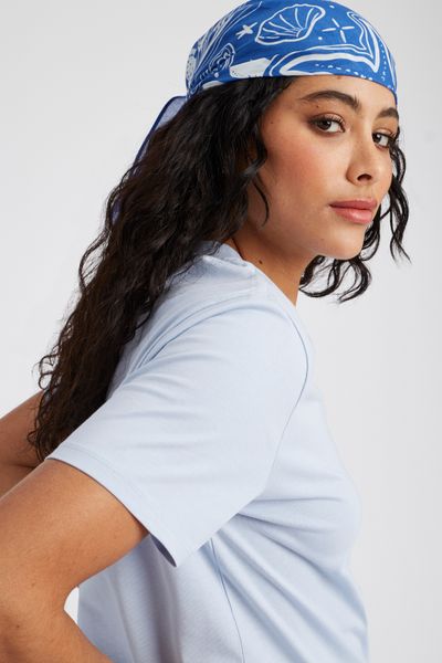 Foulard coton imprim&eacute;