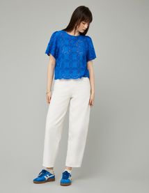 Blouse en broderie anglaise