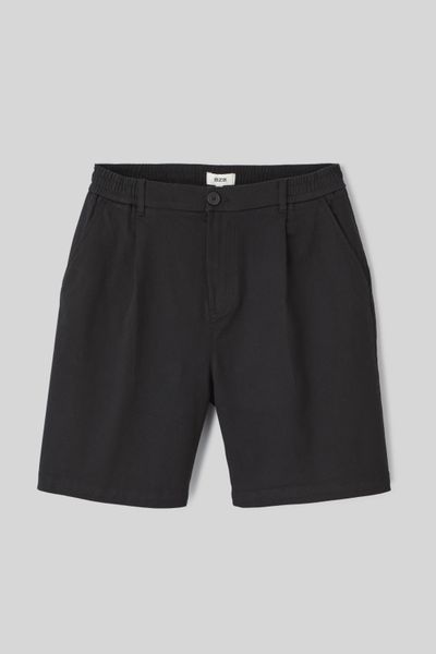 Bermuda à pinces taille élastiquée