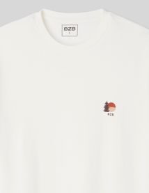 T-shirt imprim&eacute; plac&eacute;