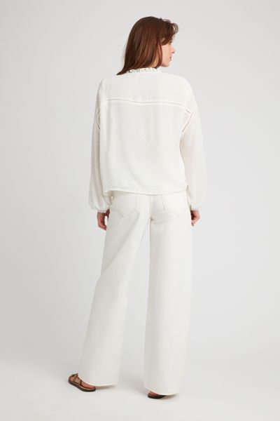 Blouse en plumetis