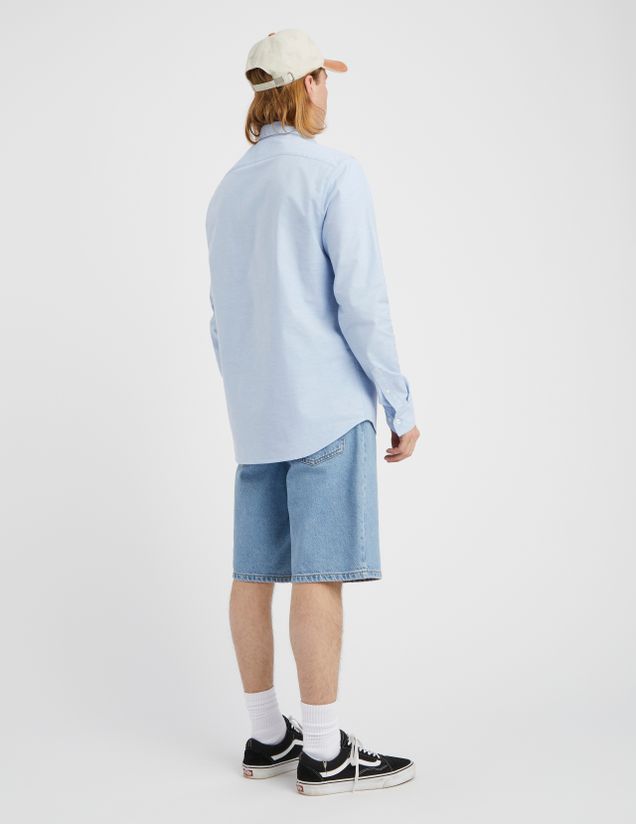 Chemise unie ajustée