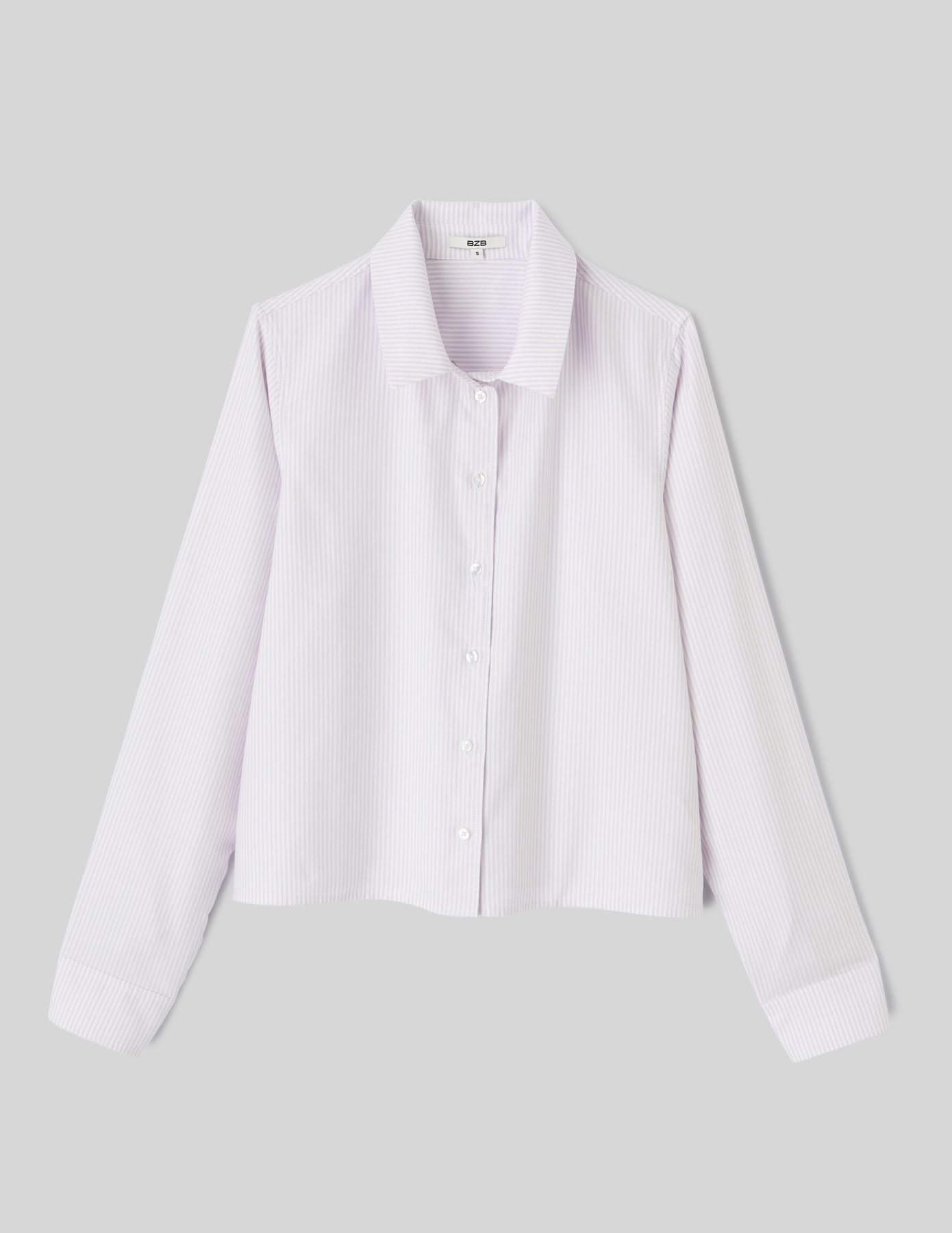 Chemise courte rayée