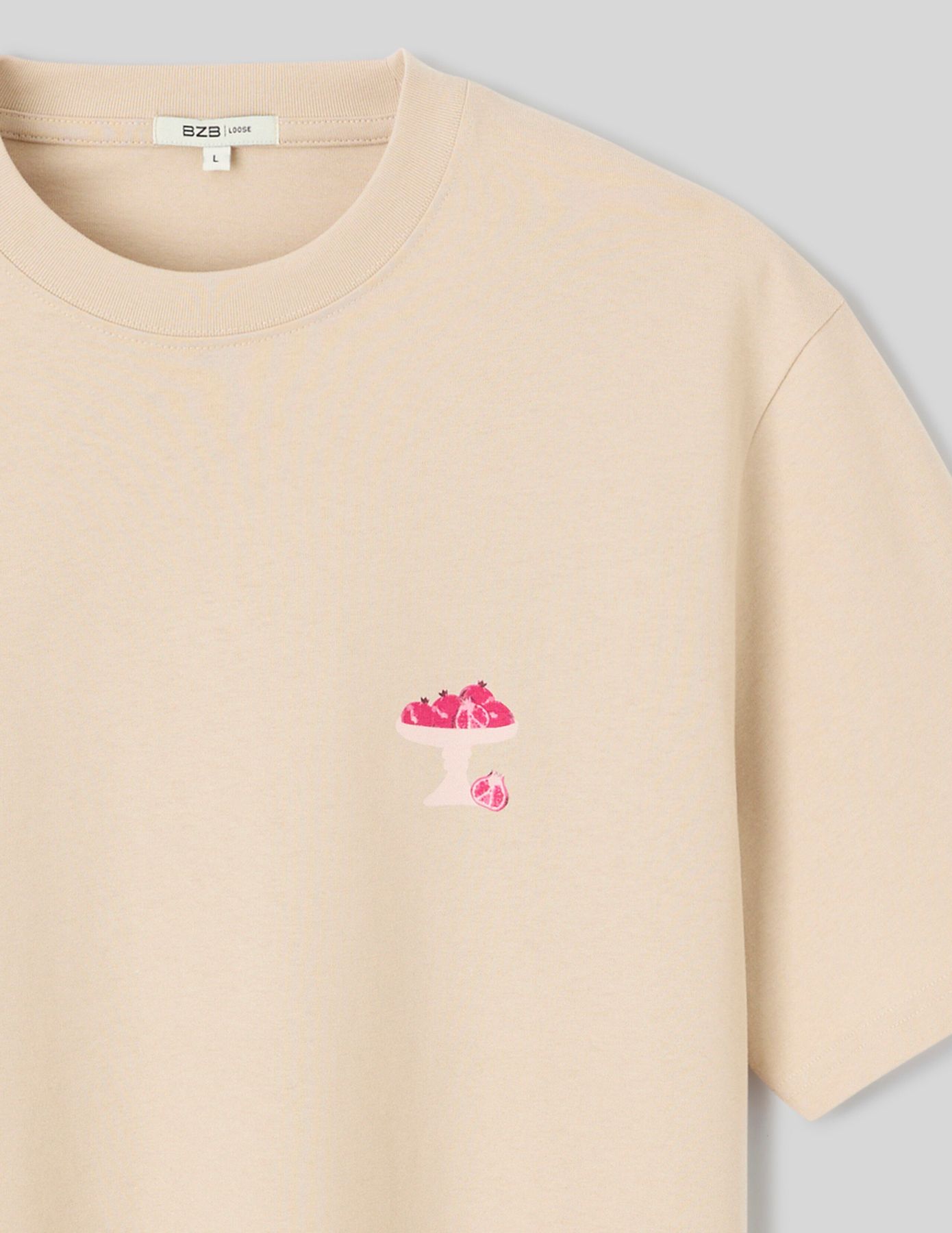 T-shirt imprim&eacute; devant dos