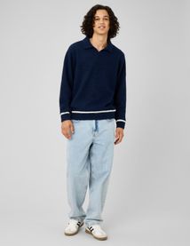 Pull col polo liseret