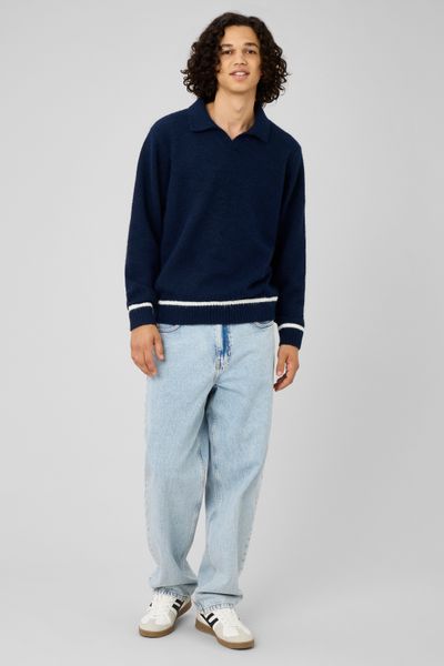 Pull col polo liseret