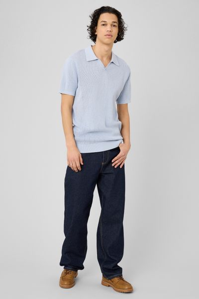 Polo maille ajour&eacute;e