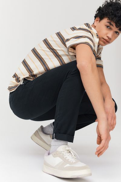 Pantalon chino ajusté