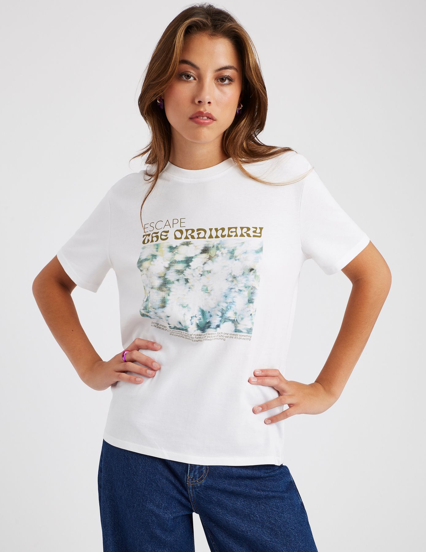 T-shirt imprim&eacute;