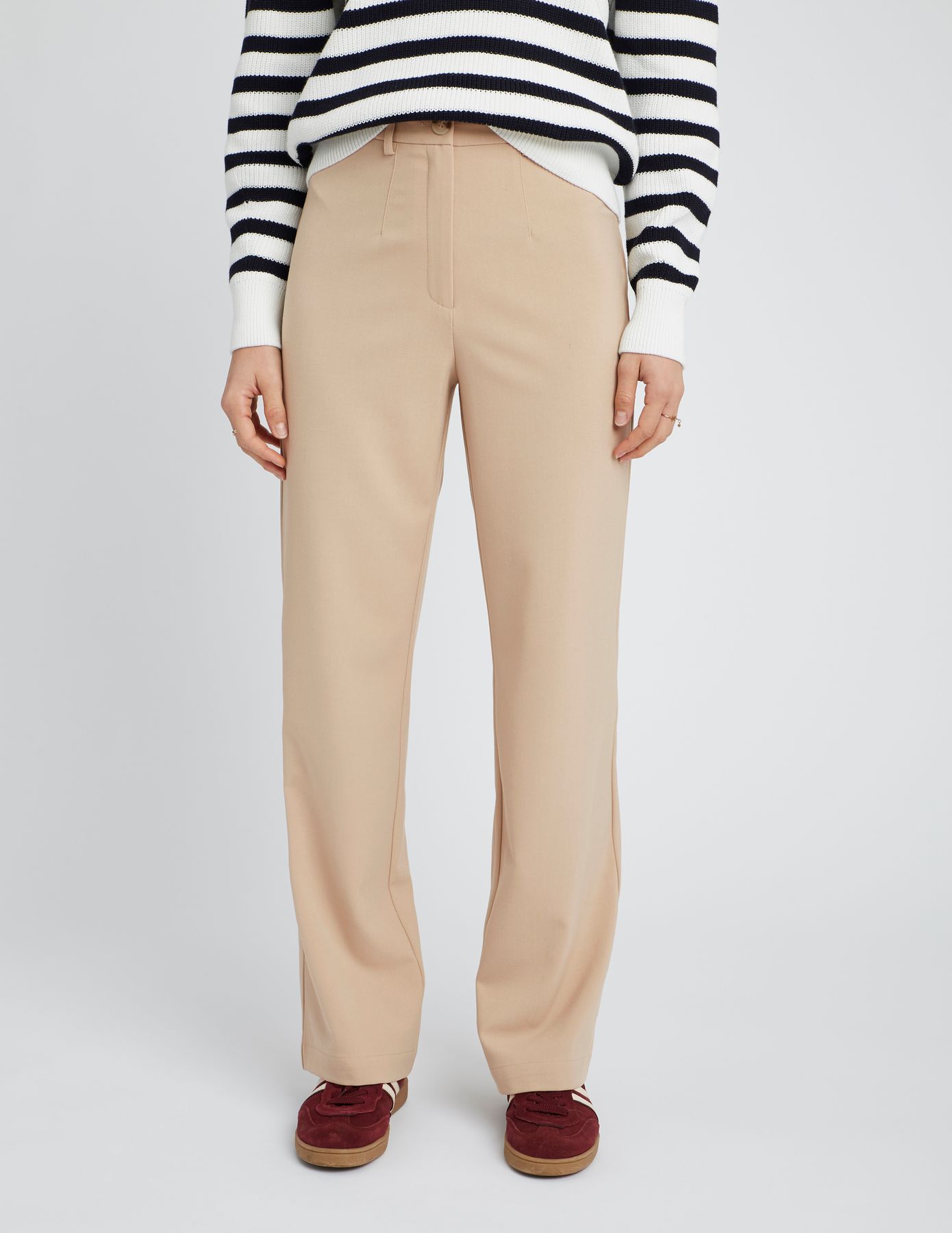 Pantalon tailleur polyester recyclé