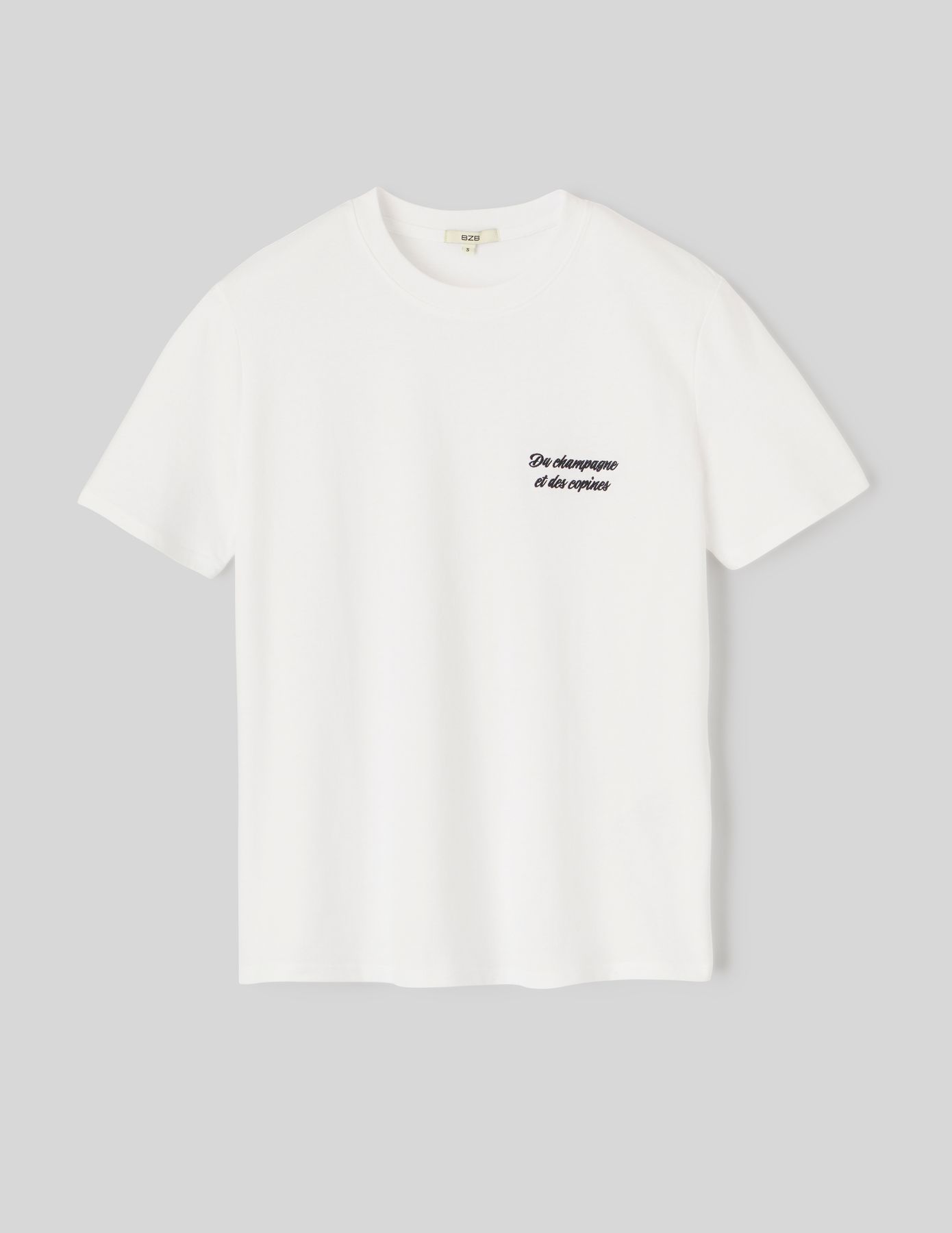 T-shirt manches courtes brod&eacute;