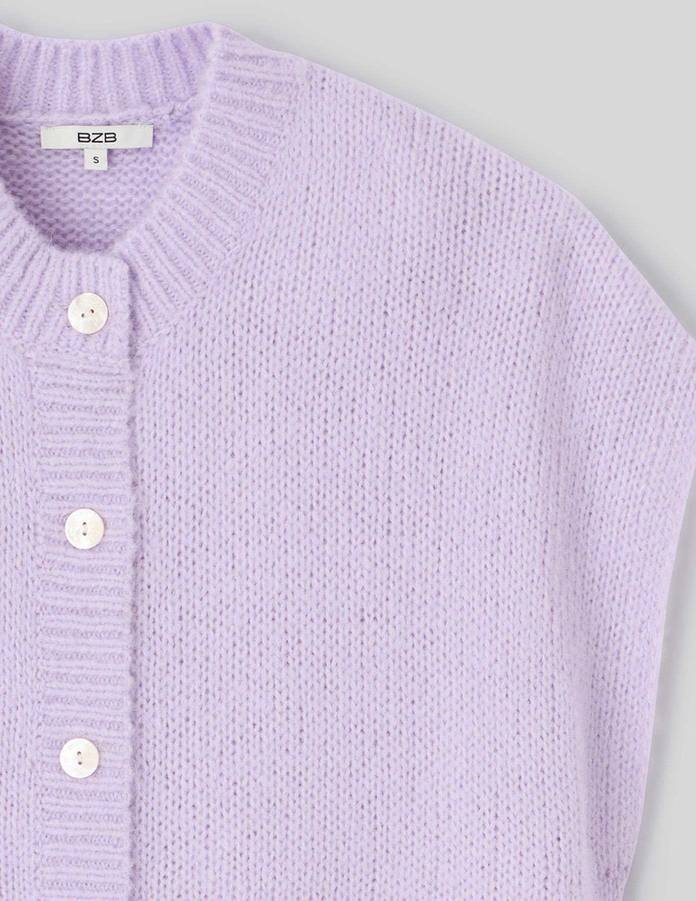Gilet sans manches boutonné