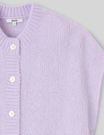 Gilet sans manches boutonné