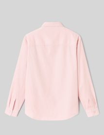 Chemise droite en velours