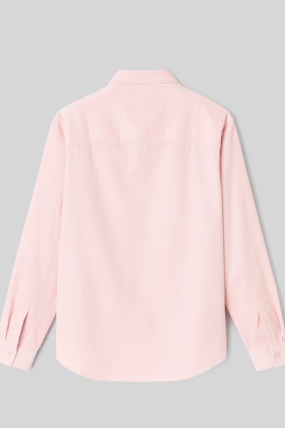 Chemise droite en velours