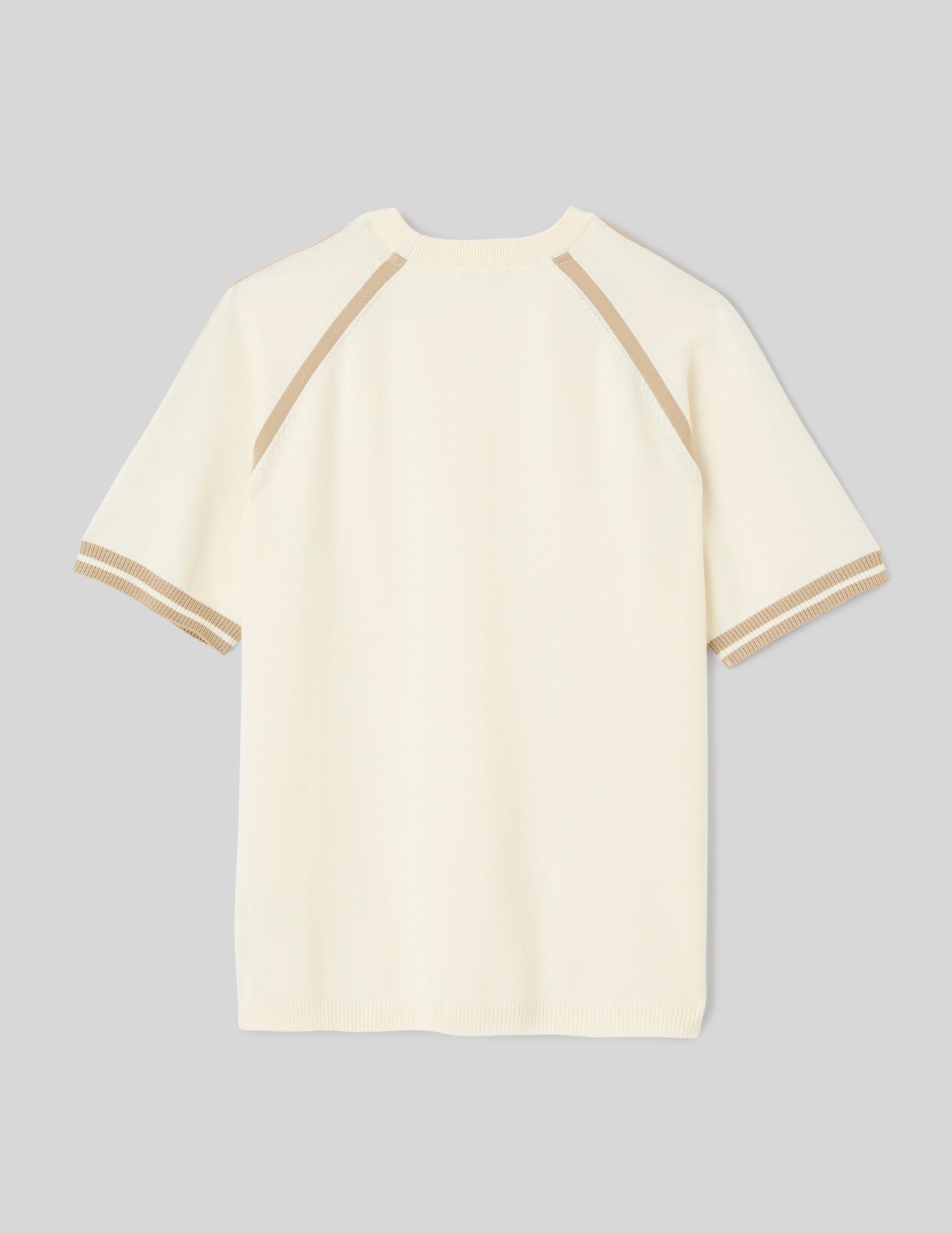 T-shirt en tricot bandes sport