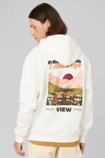 Sweat &agrave; capuche imprim&eacute; devant / dos
