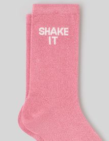 Chaussette unitaire wording lurex