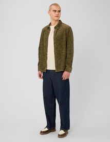 Chemise en velours imprim&eacute;e