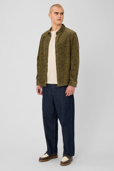 Chemise en velours imprim&eacute;e