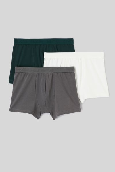 Lot de 3 boxers unis