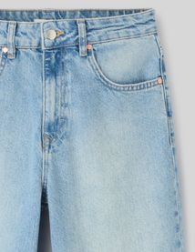 Jean baggy à revers