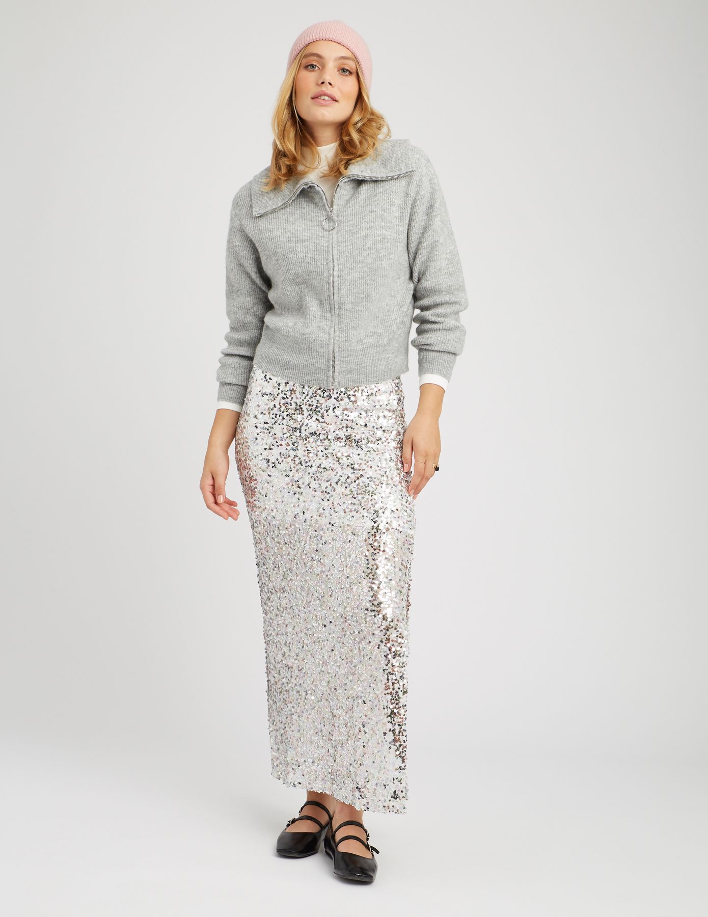 Gilet zipp&eacute; uni