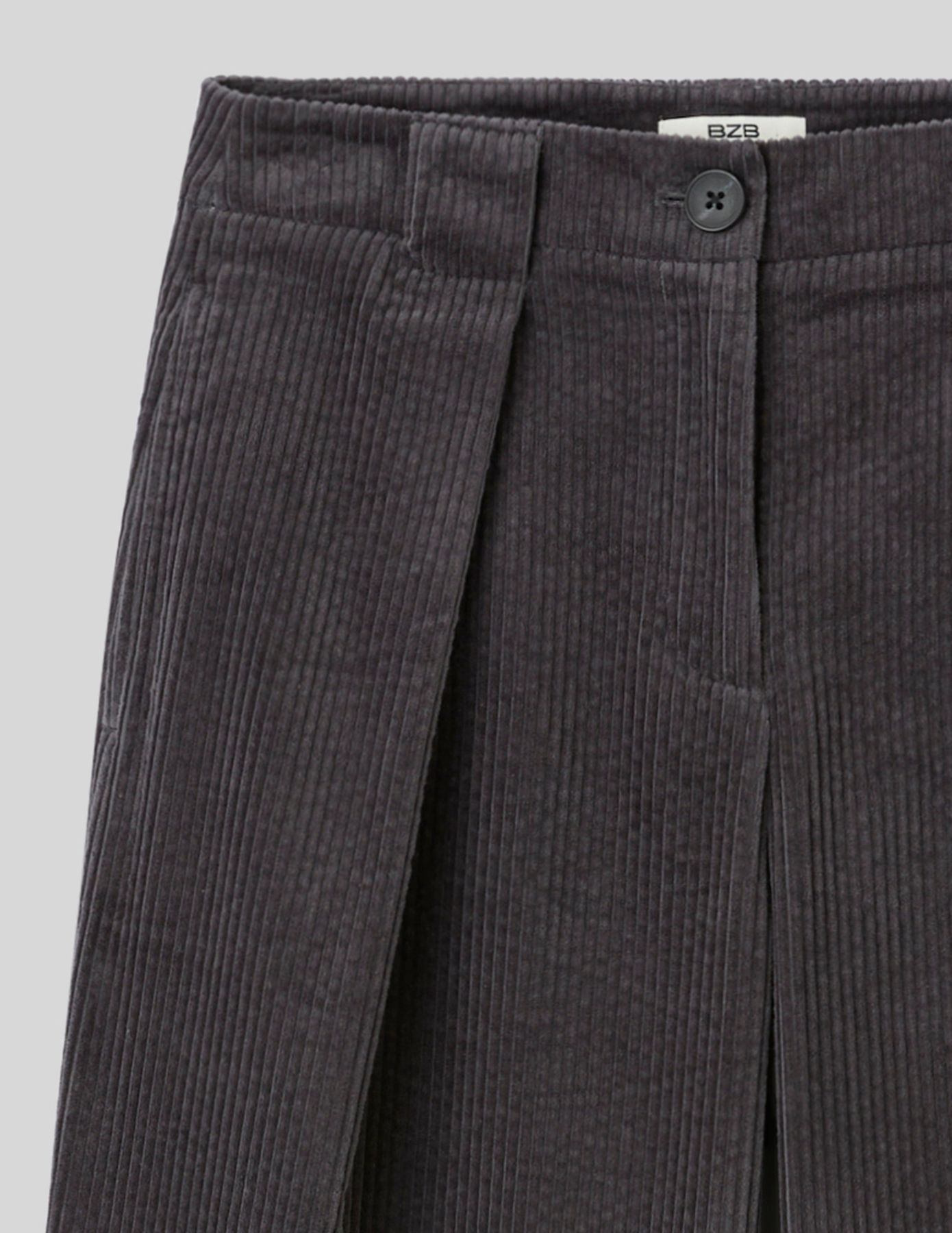 Pantalon large en velours
