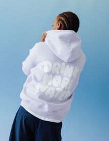 Sweat &agrave; capuche imprim&eacute; devant/dos