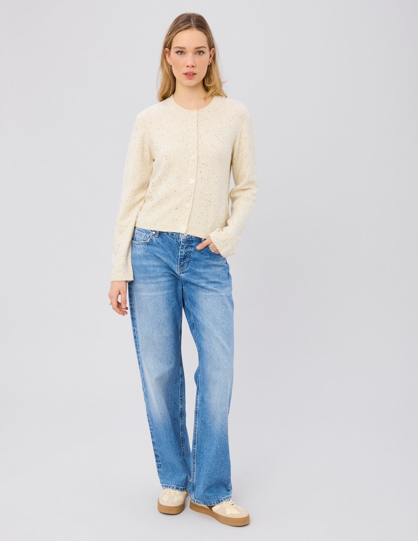 Gilet &agrave; sequins