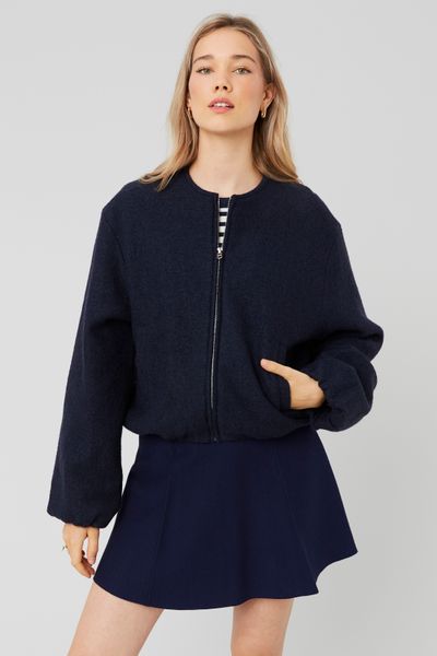 Veste boule en laine