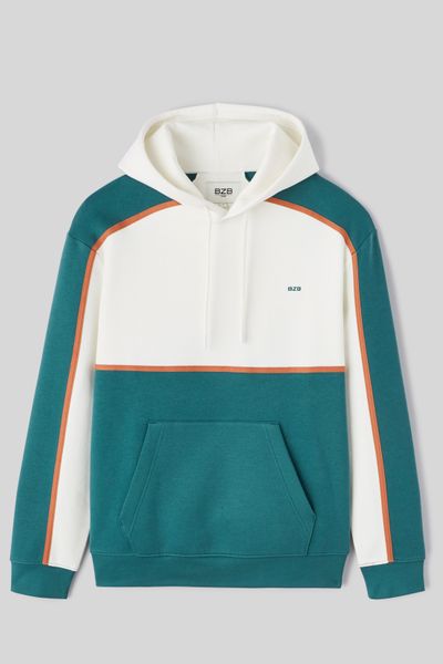 Sweat à capuche colorblock